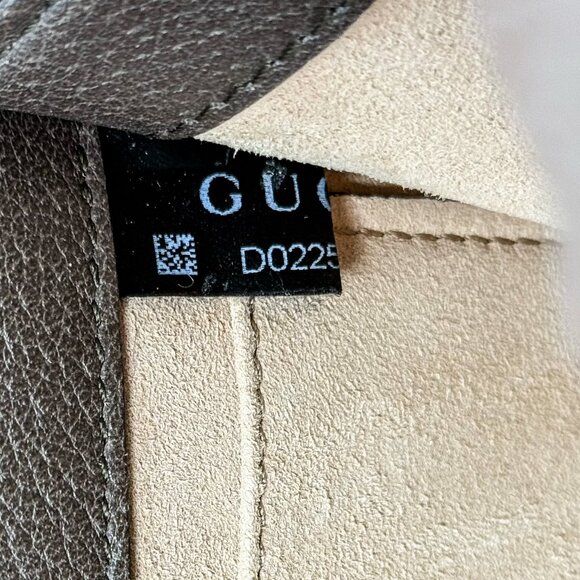 Gucci Totem Leather Heart Rhinestone Embellished Crossbody Bag - Picture 9 of 12